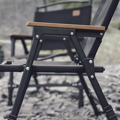 Крісло складане Naturehike NH21JJ002 малий, алюміній, чорний