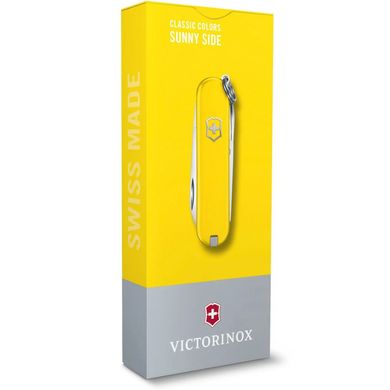 Нож складной Victorinox CLASSIC SD UKRAINE, желто-голубой, 0.6223.8G.28