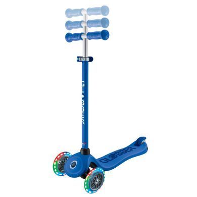 Самокат Globber GO UP SPORTY синій, до 20/50кг 1+, колеса з підсвіткою