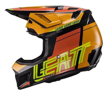 Шолом Leatt Helmet Moto 7.5 + Goggle, Citrus, L