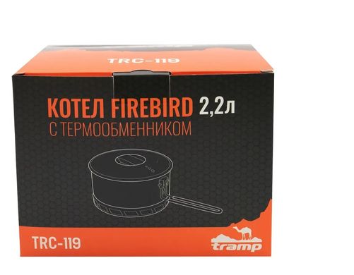 Котелок с теплообменником Tramp анодированный Fireberd, 2,2 л (TRC-119)
