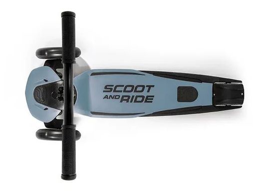 Самокат Scoot and Ride серії Highwaykick-5 з колесами що світяться сталевий, 5+ до 80кг