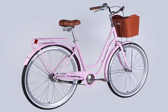 Велосипед ST 28" Dorozhnik RETRO Velosteel рама-19" светло-розовый 2025