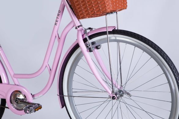 Велосипед ST 28" Dorozhnik RETRO Velosteel рама-19" светло-розовый 2025