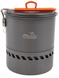 Котелок з теплообмінником Tramp анодований Fireberd, 1,5 л (TRC-118)