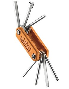 Ключ IceToolz "Handy-8" 94H4 складний, нержавіюча сталь, помаранчевий