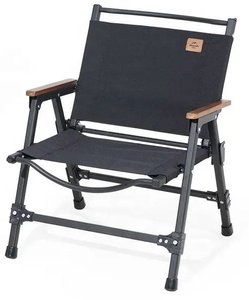 Кресло складное Naturehike NH21JJ002 большой, алюминий, черный