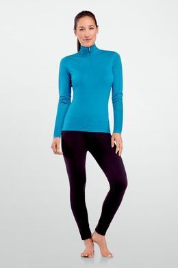 Термофутболка з довгим рукавом Icebreaker BF 200 Oasis LS Half Zip WMN Stripe cruise XS