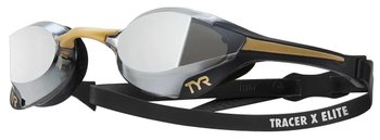 Очки для плавания TYR Tracer-X Elite Mirrored Racing, Black/Gold/Gold (008)