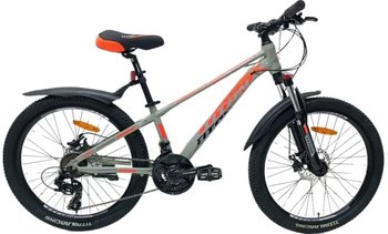 Велосипед Titan 26" Arena 2024, рама-13" grey-orange