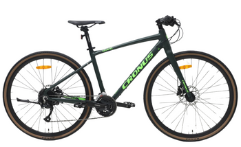Велосипед Cronus 28" Gravel 2024 Рама-17,5" black-green