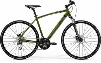 Велосипед Merida CROSSWAY 20-D MOSS GREEN(SILVER-GREEN/BLACK) 2021