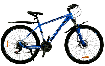 Велосипед Cross 26" Kron 2022 Рама-17" black-blue