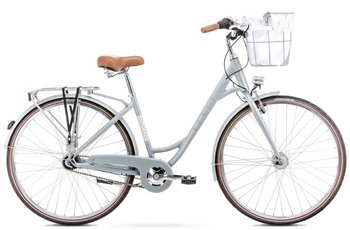 Велосипед Romet 2024 Pop Art Lux сірий + кошик M