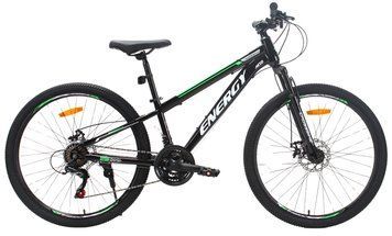 Велосипед CrossBike 24" Energy 2025 Рама 12" black- green