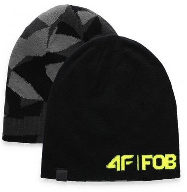Шапка 4F FOB цвет: черный + зеленый
