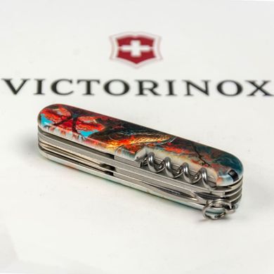 Нож складной Victorinox HUNTSMAN ZODIAC, Боевой дракон, 1.3713.7.Z3230p