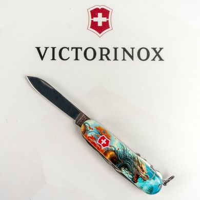 Нож складной Victorinox HUNTSMAN ZODIAC, Боевой дракон, 1.3713.7.Z3230p