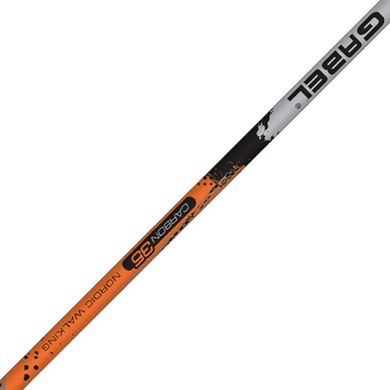 Палки для скандинавской ходьбы Gabel X-1.35 Active Knife Black/Orange 115 (7008361151150)