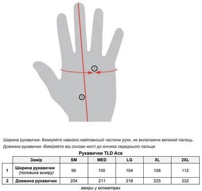 Велоперчатки TLD ACE 2.0 GLOVE [DARK MINERAL] 2X