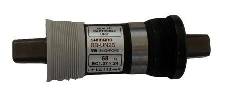 Каретка BB-UN26 BSA 68x122.5mm, 1.37x24, с болтами