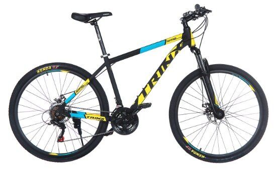Велосипед Trinx M116 Elite 27.5" Matt-Black-Yellow-Blue