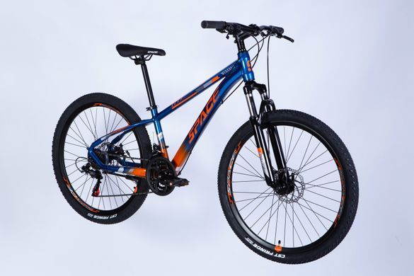 Велосипед AL 26" Space MERCURY DD FR рама-13" сине-оранжевый 2026