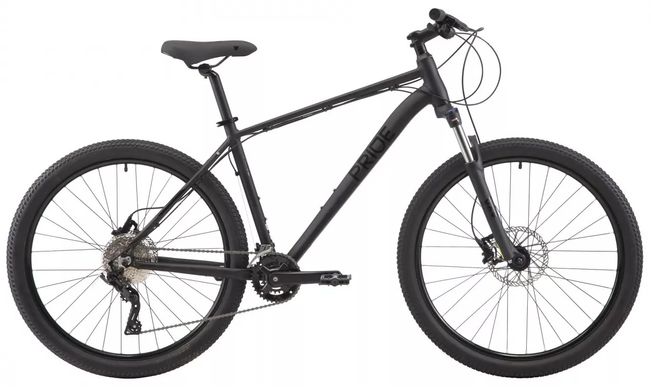 Велосипед 29" Pride MARVEL 9.3 рама - M 2023 черный (тормоза SRAM, задний переключатель и манетка - MICROSHIFT)