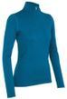 Термофутболка с длинным рукавом Icebreaker BF 200 Oasis LS Half Zip WMN Stripe cruise XS
