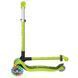 Самокат Globber PRIMO FOLDABLE LIGHTS, зелений, колеса з підсвіткою, до 50кг, 3+ 8 з 12