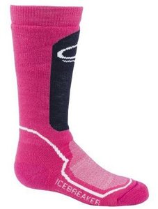 Шкарпетки Icebreaker Kids Snow Medium OTC pop pink/admiral/snow L