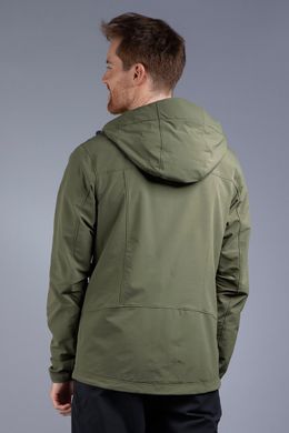 Трекинговая мужская куртка Soft Shell Tatonka Cesi M's Hooded Jacket, Olive, L