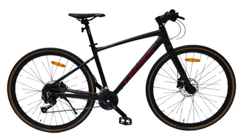 Велосипед Cronus 28" Gravel 2024 Рама-17,5" black-red