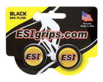 Заглушки руля ESI Bar Plug Black, чёрные