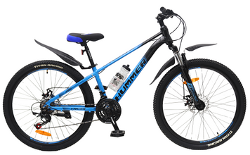 Велосипед CrossBike 24" Hummer 2024 Рама-11" blue