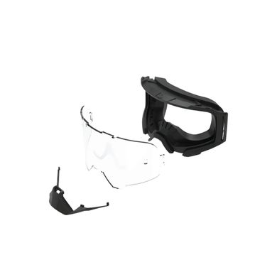 Мотоокуляри LEATT Goggle Velocity 4.5 - Iriz Silver Stealth, Mirror Lens