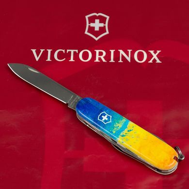Ніж складаний Victorinox SPARTAN UKRAINE, Жовто-синій малюнок, 1.3603.7.T3100p