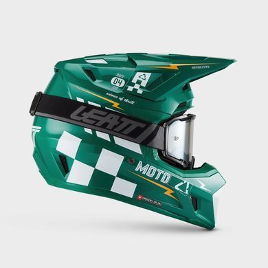 Шолом Leatt Moto 7.5 Helmet + Goggle [Jade Green], M