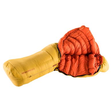 Спальный мешок Deuter Astro Pro 1000 EL цвет 8505 turmeric-redwood левый