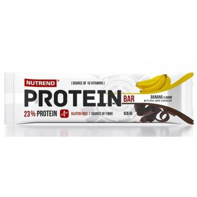 Спортивное питание NUTREND Protein bar, 55 г, банан