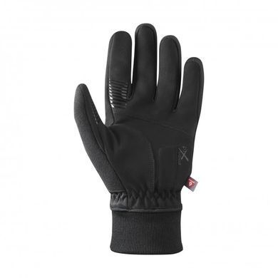 Велоперчатки Shimano Windstopper Primaloft черный, р. M