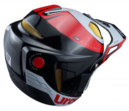 Шлем Urge Down-O-Matic черно-красно-белый M (57-58cm)