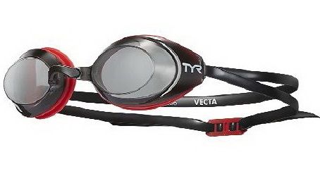 Очки для плавания TYR Vecta Racing, Smoke/Red/Black (055) (LGVEC-055)
