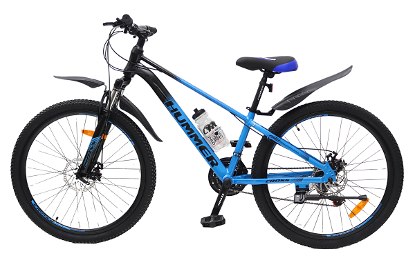 Велосипед CrossBike 24" Hummer 2024 Рама-11" blue