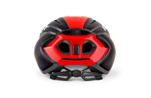 Шлем MET Strale Black Red Panel | Glossy 56-58 см