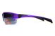 Окуляри захисні Global Vision Hercules-7 Purple (silver mirror) дзеркальні чорні у фіолетовій оправі 2 з 3