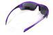 Окуляри захисні Global Vision Hercules-7 Purple (silver mirror) дзеркальні чорні у фіолетовій оправі 3 з 3