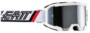 Мотоокуляри LEATT Goggle Velocity 4.5 - Iriz Silver White, Mirror Lens