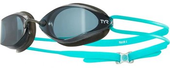 Окуляри для плавання TYR Tracer-X Nano Racing, Smoke/Black/Turquoise