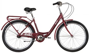 Велосипед 26" Dorozhnik RUBY PH 2022 (темно-червоний)